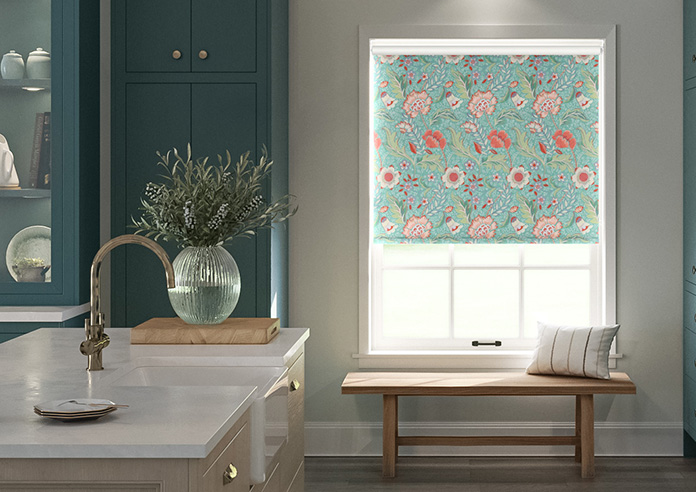 Folklore, Azure - Roller Blind - Image 3